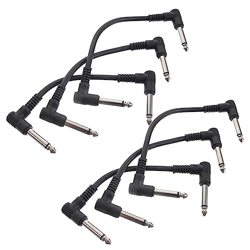 GLSTOY 6 Teiliges Adapter Effektkabel, Gitarren Audiokabel, Gitarren Effektkabel, Gitarrenteil, Musikinstrumente, Anschlusszubehör, Patchkabel Für E Gitarre, Audio Verbindungskabel von GLSTOY