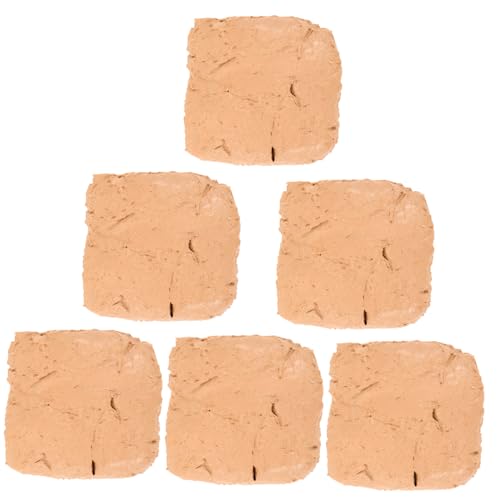 GLSTOY 6st Luftgetrockneter No-bake-ton Luftgetrocknete Tonhandwerkswerkzeuge Basteln Aus Ton Modelliermasse Luftgetrocknet Lufttrockner Ton Diy-keramik-ton Zubehör Aus Ton Abs Beige von GLSTOY