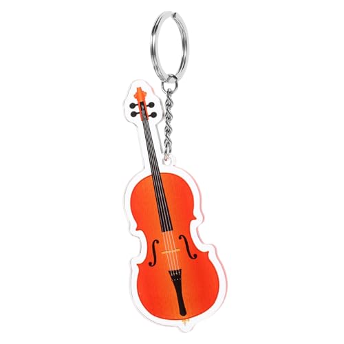 GLSTOY Cello Schlüsselanhänger Schlüsselanhänger Schlüsselanhänger Geldbörse Schlüsselanhänger Taschenanhänger Für Handtaschen Schlüsselanhänger Für Männer Violoncello Instrument von GLSTOY