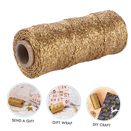 GLSTOY DIY Dekoratives Bastelseil Kreatives Jute Seil Für Handwerk 1 Rolle Naturfaser Schnur Für Dekorationszwecke Geschenkverpackung Hochzeit Garten Und Party Deko von GLSTOY