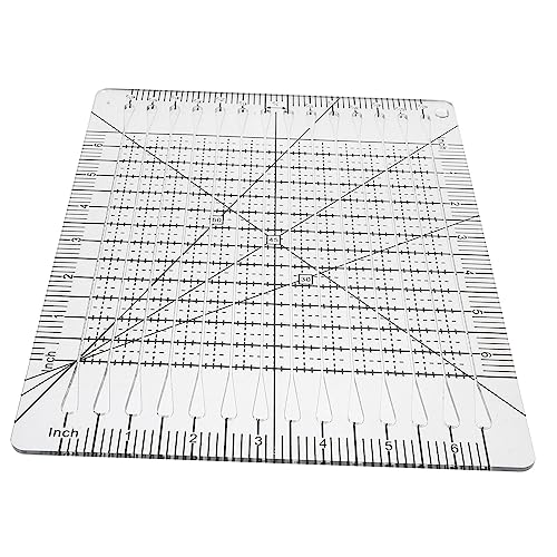 GLSTOY DIY Patchwork Lineal Klarsicht Quilting Ruler Für Präzise Schnittvorlagen Strapazierfähige Nähzubehör Für Stoff Und Bekleidungsprojekte von GLSTOY