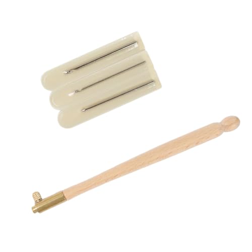 GLSTOY DIY Stickwerkzeug Set Mit Punch Nadel Handwerksbedarf Für Stickerei Anti Rutsch Griff Inklusive Drei Nadeln Ideal Für Zuhause Und Kreative Projekte von GLSTOY