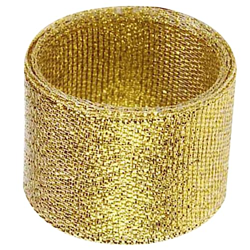 GLSTOY Goldenes Glitzerband Für Geschenkverpackungen 25 Yards Metallic Geschenkband Für Weihnachtsgeschenke Hochzeitsdekorationen Und Bastelprojekte Perfekt Für Feste Und Anlässe von GLSTOY