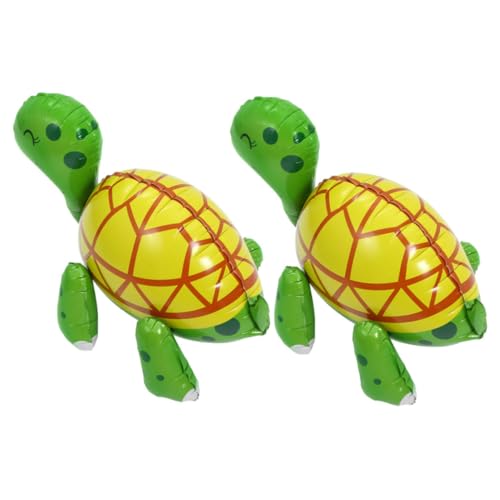 GLSTOY Inflatable Turtle Folienballon 4D Stehende Schildkröte Für Kindergeburtstag Babyparty Und Ocean Party Dekoration Lustige Kreative Luftballons Für Unvergessliche von GLSTOY