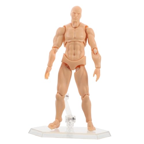 GLSTOY Künstlerpuppe Zeichenfigur Mannequin Zeichenpuppe Mit Sockel Actionfigur Modell Zeichenmodell Für Skizzierbedarf von GLSTOY