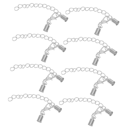 GLSTOY Lobster Clips Für DIY Schmuckherstellung Silberne Schlüsselanhänger Und Verschlüsse Für Armbänder Halsketten Und Bastelzubehör Durchmesser 5mm von GLSTOY