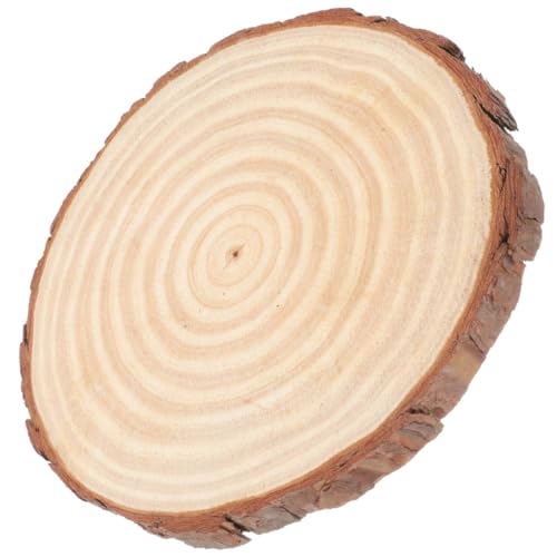 GLSTOY Malen Leeres Brett Herzstück Holzrunden DIY Holzdekor Leere Holzschnitzel DIY Holzblanks Holzkreise Holz Runden Ausschnitt DIY Holzkreis Rundkreis Rundkreis Basteln Holzscheiben von GLSTOY