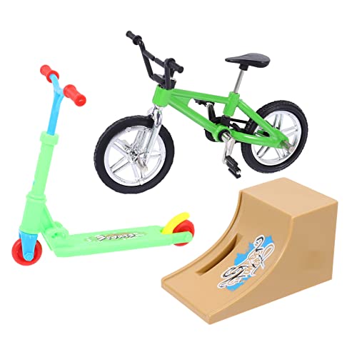 GLSTOY Mini Finger Set Tragbare Finger Scooter Und Bike Ramp Für Finger Sports Toys Für Spaß Und Geschicklichkeit Ideal Für Partytüten Und von GLSTOY