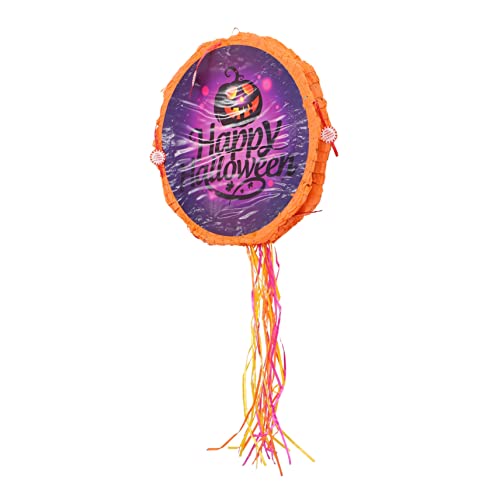 GLSTOY Piinata Halloween Halloween-party-pinata Lustige Kinderpiñata Buntes Halloween-pinata-spielzeug Foto Girlande Halloween-pinata-dekor Outdoor-spielzeug Für Kinder Papier Violett von GLSTOY