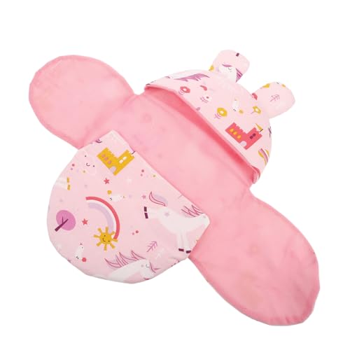 GLSTOY Puppenschlafsack Babydecke Wolldecke Zubehör Für Babypuppen Wiedergeborene Puppenkleidung Kleidung Für Babypuppen Neugeborener Wickel Puppe Stirnband Zubehör Für Neugeborene Stoff von GLSTOY