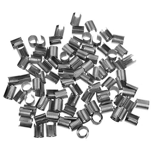 GLSTOY Seil Clips Öffnungs Crimps Für Quasten Zylindrische Form 11mm Breite x 15mm änge Ideal Für Taschen Und Zubehör von GLSTOY