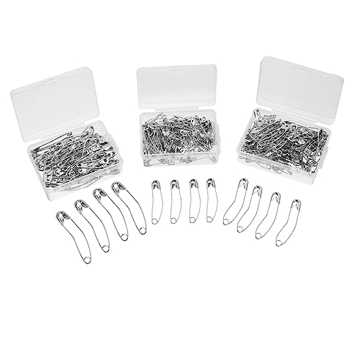 GLSTOY Sicherheitsnadeln Set Aus Edelstahl 28mm 33mm 38mm Ideal Für Stoffarbeiten Nähen Und Basteln Metallnadeln Für Sicheres Fixieren Von Objekten von GLSTOY