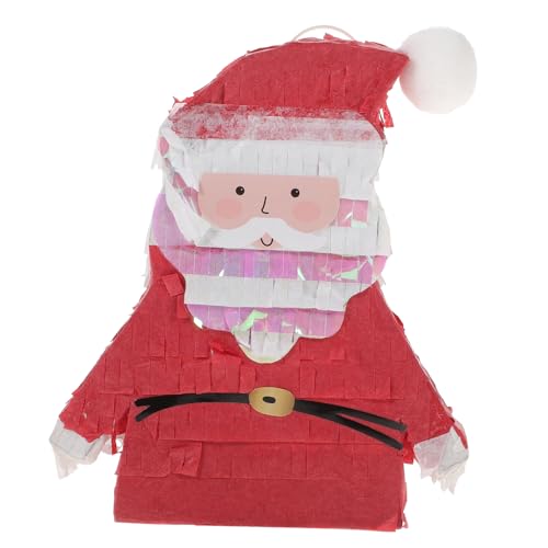 GLSTOY Weihnachts-Piñata-Spielzeug für Kinder Weihnachtsmann-Form Papiermaterial mit gefülltes Spielzeug für Feiertagsfeiern von GLSTOY