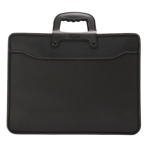 GLigeT Aktenordner A4 Laptop-Handtasche mit großer Kapazität, mehrschichtige Ordner-Meeting-Aufbewahrung, Aktentasche, Handtrage-Büro-Aktentasche Ringhefter(Groß) von GLigeT