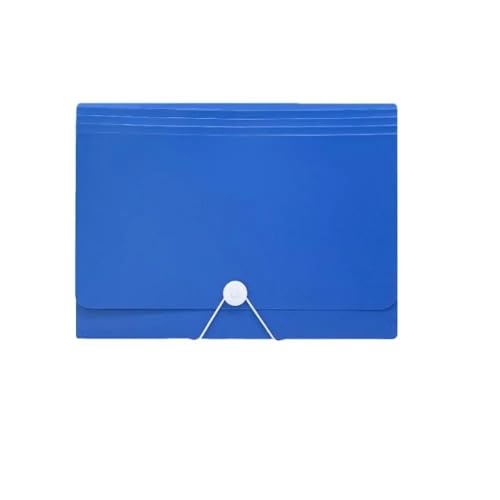 GLigeT Aktenordner Ordner for wichtige Dokumente, Akkordeon-Datei-Organizer, Fächermappe, Akkordeon-Ordner, Papier-Organizer im Letter-Format Ringhefter(Blue) von GLigeT