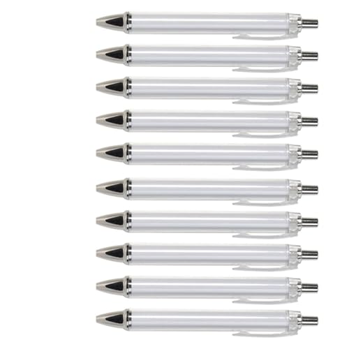 10pcs Wärmeübertragungsstift Einziehbarer Kugelschreiber Glattes Schreiben Von Sublimation Stift Für Volldruckstallschiffe Stift von GMBYLBY