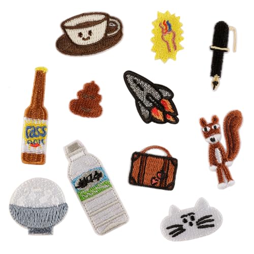 11 Stück Cartoon Tier bestickte Flicken Stift Reparatur Flicken Aufbügler Applikation Patches Nähen Flicken für Kleidung 11 Stück Cartoon Tier bestickte Flicken Stift Reparatur Flicken Aufbügler Applikation Patches Nähen Flicken für Kleidung von GMBYLBY