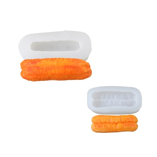 2Pcs Gebratene Lebensmittel Silikon Form Schokolade Fondant Form Gebäck Backen Werkzeug Harze Dekoration Seife Form Kuchen Machen Liefert von GMBYLBY