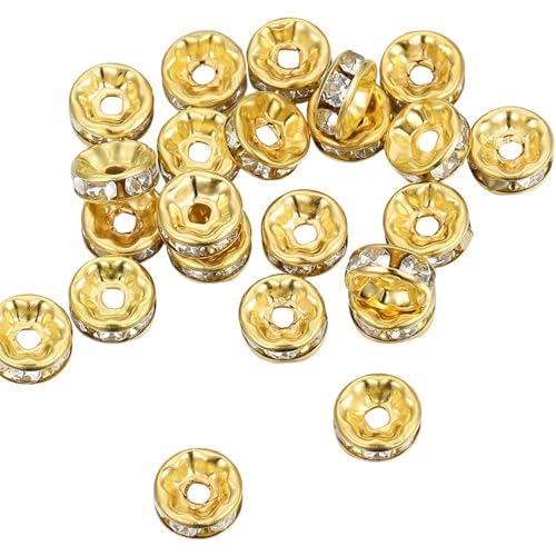 Abstandshalter für Armbänder und Halsketten, 8 mm, lose Perlen, Abstandshalter für Armbänder und Halsketten in Schmuck Abstandshalter für Armbänder und Halsketten, 8 mm, lose Perlen, Abstandshalter für Armbänder und Halsketten in Schmuck von GMBYLBY