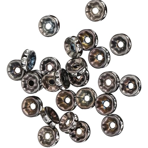 Abstandshalter für Armbänder und Halsketten, 8 mm, lose Perlen, Abstandshalter für Armbänder und Halsketten in Schmuck Abstandshalter für Armbänder und Halsketten, 8 mm, lose Perlen, Abstandshalter für Armbänder und Halsketten in Schmuck von GMBYLBY