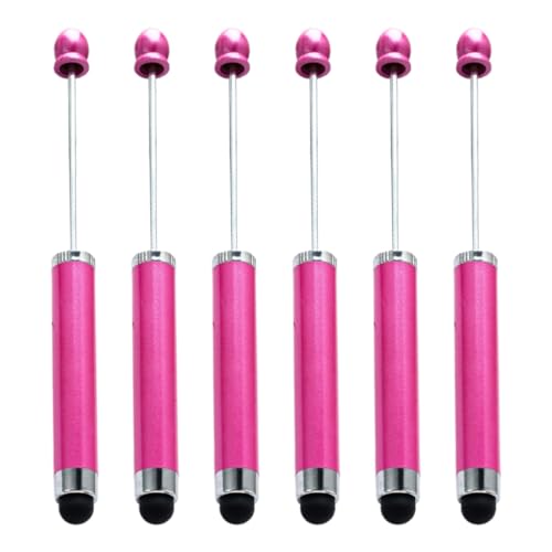 GMBYLBY 6 Stück Kugelschreiber Beadable Kugelschreiber Büro Signing Pen Business Stift für Damen Herren von GMBYLBY