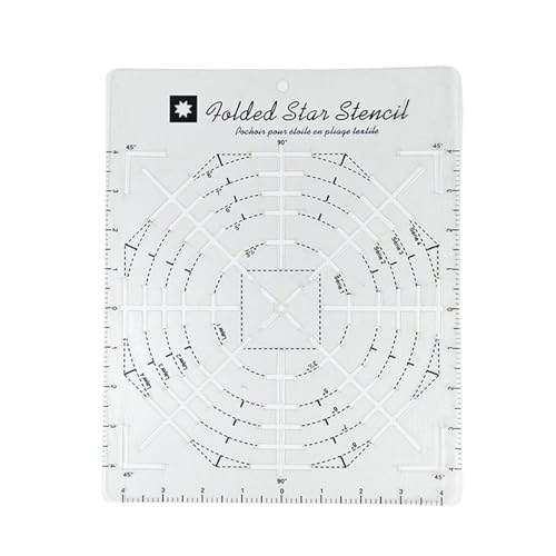 GMBYLBY Acryl-Lineal, Quilt-Lineal, Näh-Lineal, Patchwork-Lineal, Stoffschneidelineal, einfach zu verwenden, zum Basteln, Quilten und Nähen von GMBYLBY