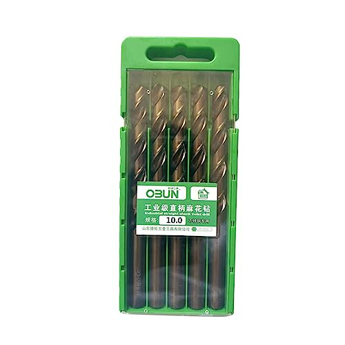 GMBYLBY Professionelles Twists-Set, 3–14 mm Durchmesser, Schnellarbeitsstahl für Edelstahl- und Metallbohrungen von GMBYLBY