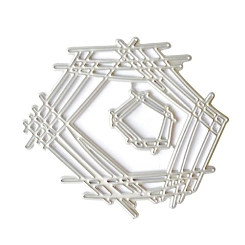 Metallschablone Geometrischem Rahmen Stanzform Kartenherstellung Scrapbooking Papierhandwerk Schablonenform von GMBYLBY