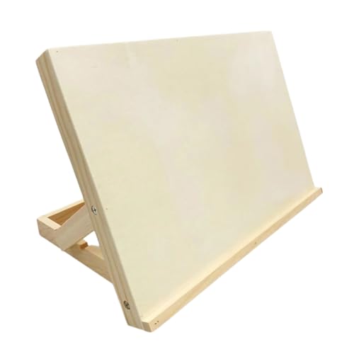 Schreibtisch-Staffelei aus Holz, tragbar, zusammenklappbar, für Leinwand, Malerei, zum Skizzieren, Aquarell-, Ölgemälde, Kunstwerke Schreibtisch-Staffelei aus Holz, tragbar, zusammenklappbar, für Leinwand, Malerei, zum Skizzieren, Aquarell-, Ölgemälde, Kunstwerke von GMBYLBY