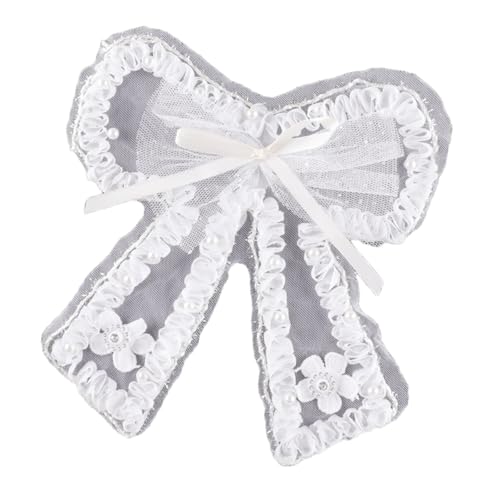 Spitzen-Aufnäher mit Schleife, bestickt, Schleifen, Applikationen für Taschen, Kleidung, Haarspangen, Dekoration Spitzen-Aufnäher mit Schleife, bestickt, Schleifen, Applikationen für Taschen, Kleidung, Haarspangen, Dekoration von GMBYLBY