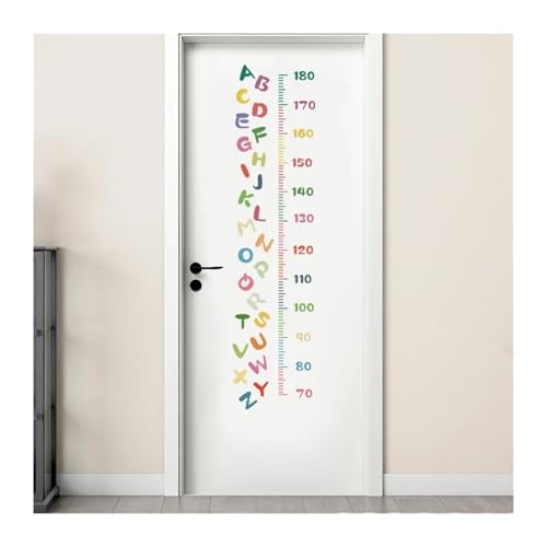 GMGQJST Height Chart for Kids Tierhöhenaufkleber for Kinderzimmer, Messhöhe for Kindergartenbabys, Wanddekoration, selbstklebend Height Chart Wall Sticker(FX-D77) von GMGQJST