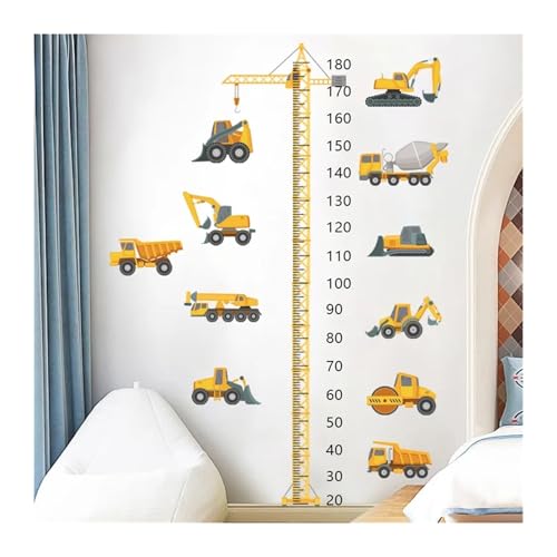 GMGQJST Height Chart for Kids Tierhöhenaufkleber for Kinderzimmer, Messhöhe for Kindergartenbabys, Wanddekoration, selbstklebend Height Chart Wall Sticker(LW-C01) von GMGQJST