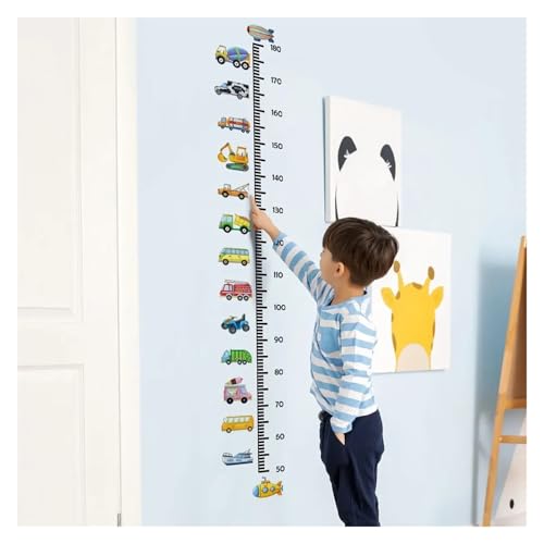 GMGQJST Height Chart for Kids Transport-LKW-Autos-Wachstumstabelle for Kinder-Wandaufkleber, Messhöhen-Wandtabelle, Kinder-Lineal, Kinderzimmer-Dekoration, Wandkunst Height Chart Wall Sticker von GMGQJST