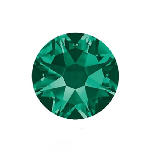 GMGQJST Strasssteine NäGel Geschliffene Facetten SS16, SS20, SS30 Nicht Hotfix Strass Kristall AB Flatback Kristall Strass Dekorationssteine(Emerald,Ss20 1440pcs) von GMGQJST