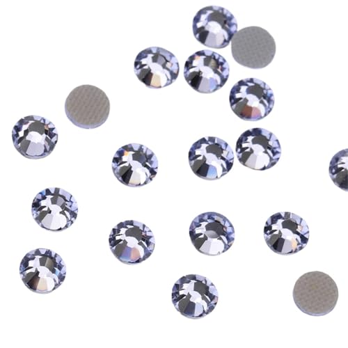 GMGQJST Strasssteine NäGel Lila Farbe Hotfix Strass for Schuhe Taschen Stoff Bekleidungs ​​Dekoration DIY Schmuck Zubehör(154ProvenceLavender,5mm SS20 1440pcs) von GMGQJST