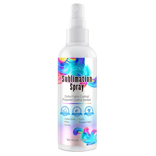 GNAUMORE Sublimation für Hemden aus Baumwolle,Beschichtungsspray für Hemden,Sublimationsspray,Sublimation für Hemden,Sublimation Beschichtungs Spray,für Baumwoll-T-Hemden alle Stoffe 100ML von GNAUMORE