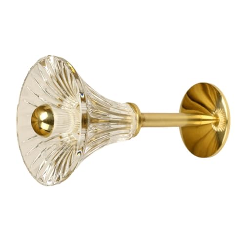 GNBOW Curtain Holdback for Wall，Man-Made Crystal Brass Wall Hook，Decoration Curtain Tiebacks for Home von GNBOW