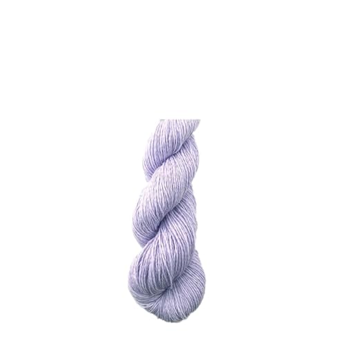 Wolle, 1 x 50 g, langes Plüsch-Angora-Garn, Handstrickgarn, passend für Strickjacken, Schals, geeignet für Damen (17 Lavendel) von GOFDASY