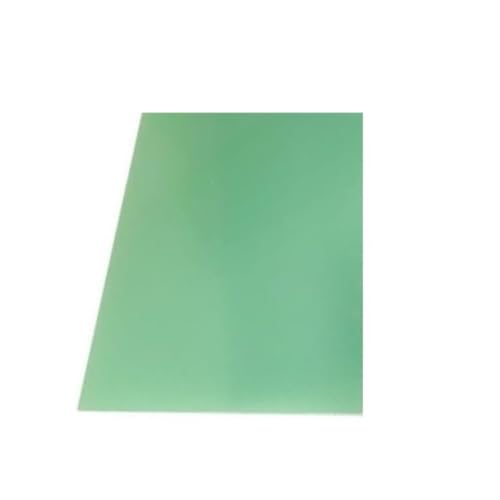 FR4 Epoxidharz-Glasfaserplatte, wassergrüne Epoxidplatte 3240, FR 4 DIY-Druck, tragbare Glasfaserplatte, 1 Stück(100MM X 100MMX0.2MM) von GOHAPY