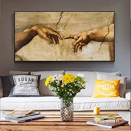 GOKSOY 5D Diamond Painting Set Michelangelo weltberühmt DIY Diamant Painting Bilder Zubehör für Erwachsene Kinder Anfänger Wand Dekorationen Wohnzimmer Schlafzimmer Büro Bar, 30x40cm/12x16inch von GOKSOY