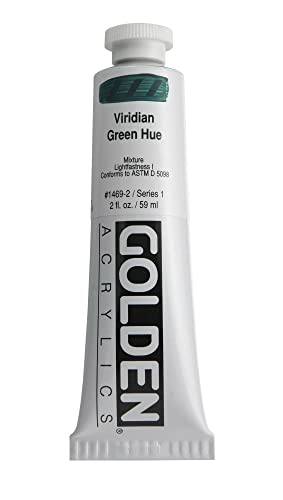 Golden HEAVY BODY Acrylfarben, 60 ml, 1469 Veronesgrün, Viridiangrün Hue von GOLDEN