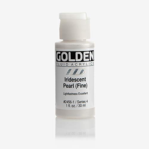 Golden High Flow Acrylfarbe, Iridescent Pearl (Fine) S4, 30 ml von GOLDEN