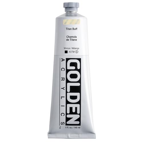 Goldene 0001370-3 5 Unzen Heavy Body Acrylfarbe - Titan Buff von Golden Artist Colors