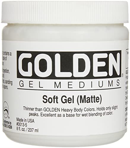 Soft Gel Medium 8 Ounces-Matte von GOLDEN