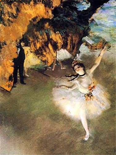 GOLDFI 5D Diamond Painting Kits Edgar Degas berühmtes Gemälde – Wanddekoration Kunsthandwerk Mosaikmalerei Geschenke 40 × 50 cm von GOLDFI