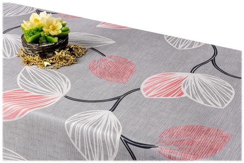 GOLDMAR Klassische Blumen-Tischdecke, Wasserabweisend, Fleckenresistente Schmutzabweisend Blumen - für Partys, Elegante Tisch Deko (130x180 cm, w032) von GOLDMAR