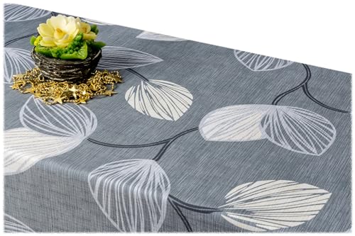 GOLDMAR Klassische Blumen-Tischdecke, Wasserabweisend, Fleckenresistente Schmutzabweisend Blumen - für Partys, Elegante Tisch Deko (140x200 cm, w031) von GOLDMAR