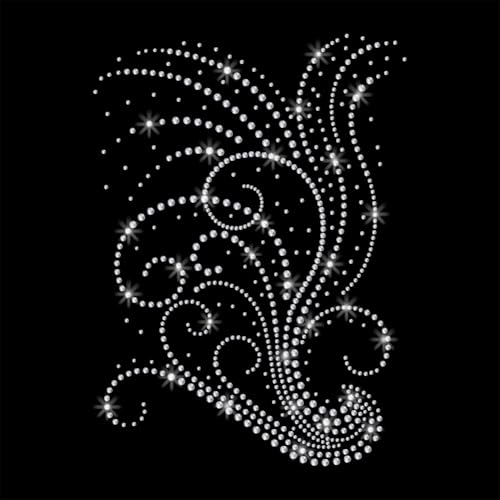 GOMAKERER 1 x lockige Blumen Strass zum Aufbügeln auf Hotfix-Transfer-Aufkleber, Bling DIY Patch Kleidung Reparatur Applikation T-Shirt Weste Schuhe Hut Jacke Dekor Kleidung DIY Zubehör GOMAKERER 1 x lockige Blumen Strass zum Aufbügeln auf Hotfix-Transfer-Aufkleber, Bling DIY Patch Kleidung Reparatur Applikation T-Shirt Weste Schuhe Hut Jacke Dekor Kleidung DIY Zubehör von GOMAKERER