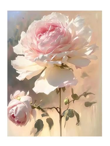 GOOFEI DIY Adult Diamond Painting Embroidery Set Blumen Landschaft,5D Full Diamond Painting Craft Runder Bohrer Home Wall Decoration Art Painting Kits 45x25cm von GOOFEI