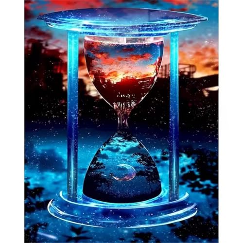 GOOFEI DIY Adult Diamond Painting Embroidery Set Fantastische Landschaft,5D Full Diamond Painting Craft Runder Bohrer Home Wall Decoration Art Painting Kits 45x25cm von GOOFEI